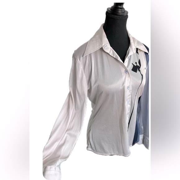 RARE Art Deco vintage 70s Nik Nik disco shirt - Picture 4 of 8